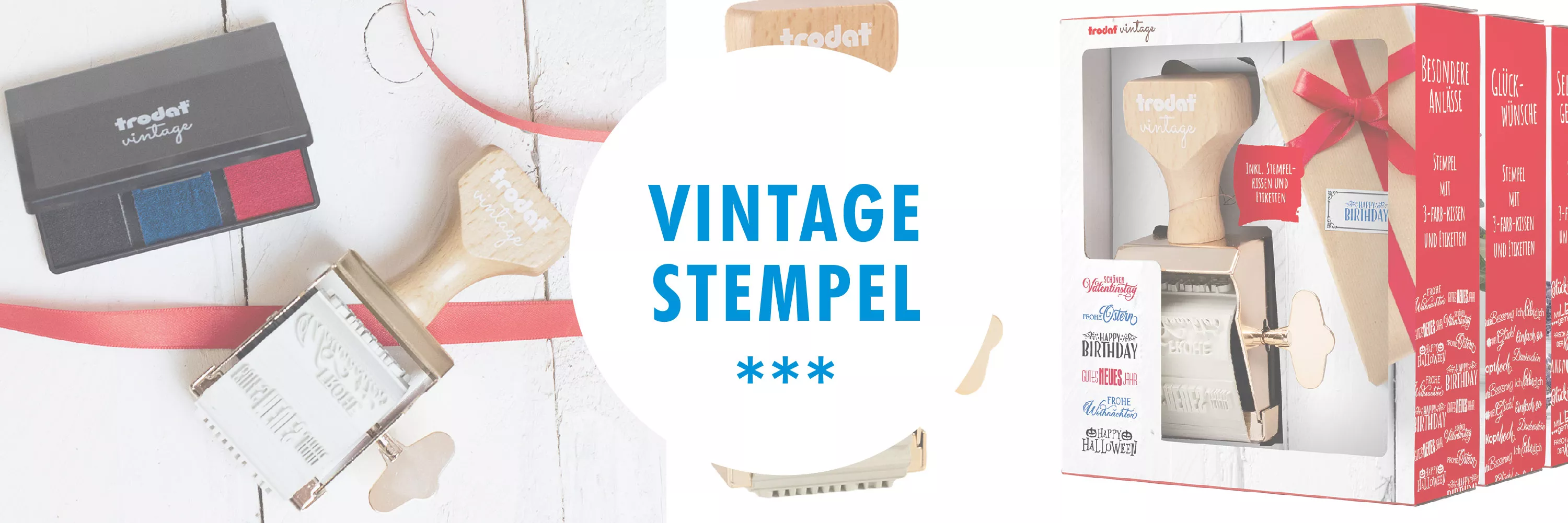 Vintage Stempel der Marke Trodat für Handmade Produkte ideal