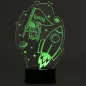 Preview: LED Nachtlicht Astronaut grün