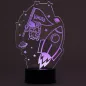 Mobile Preview: LED Nachtlicht Astronaut lila