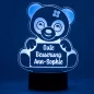 Preview: LED Nachtlicht Gute Besserungs Bär - helblau