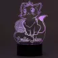 Preview: LED Nachtlicht Katze lila