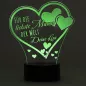 Mobile Preview: LED Nachtlicht liebste Mama grün
