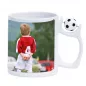 Preview: Fußball Tasse mit Fotodruck Fototasse - personalisiert