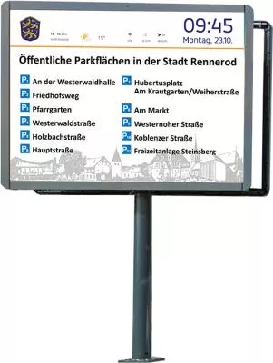 LED Tafel Westerwald - pro Woche