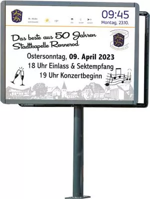 LED Tafel Westerwald - pro Woche