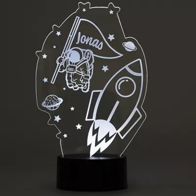 LED Nachtlicht Astronaut weiss