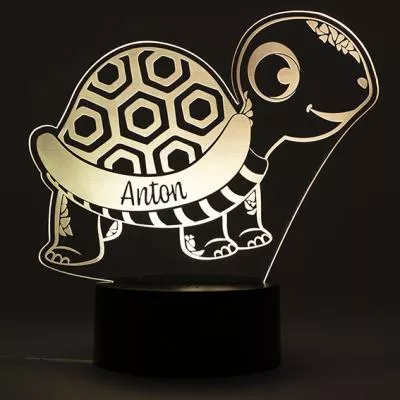 LED Nachtlicht Landschildkröte - Gelb
