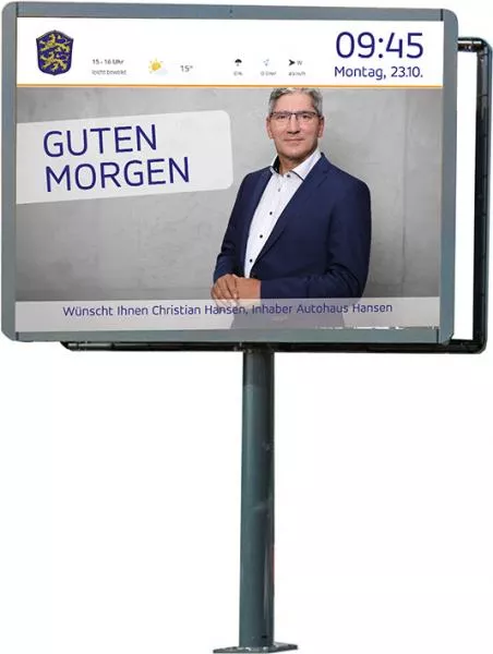 LED Tafel Westerwald - pro Woche