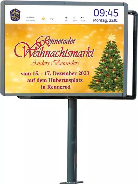 LED Tafel Westerwald - pro Woche