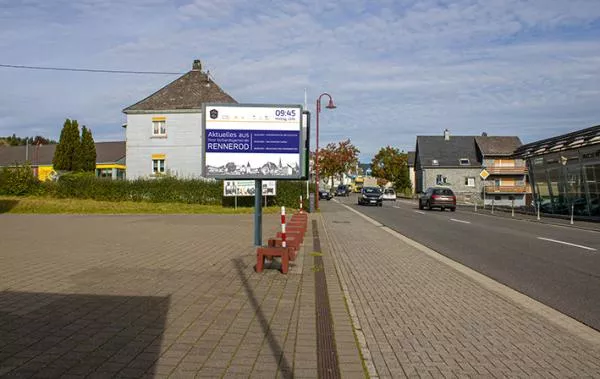 LED Tafel Westerwald - Willkommen