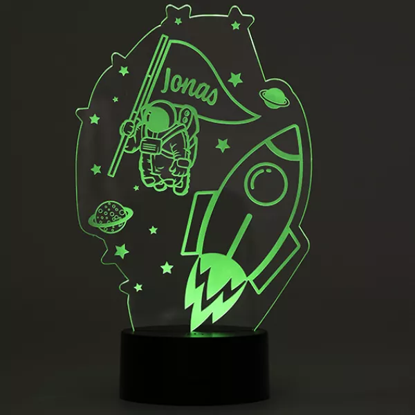 LED Nachtlicht Astronaut grün