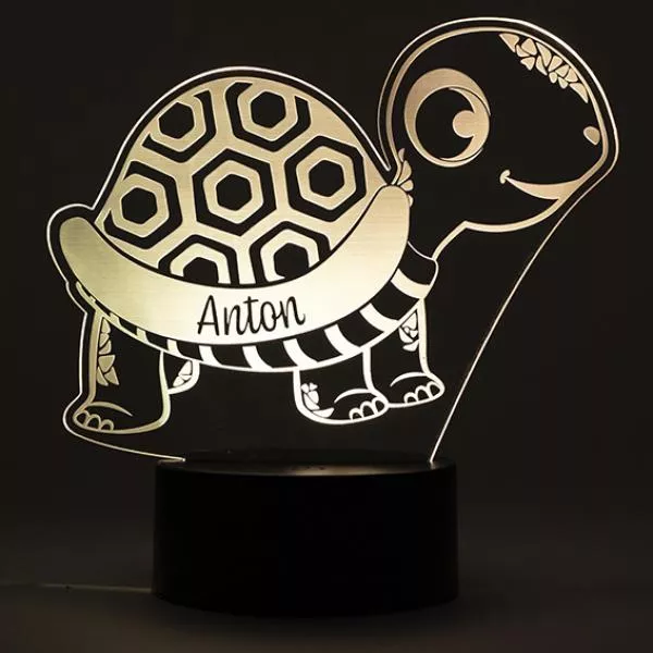 LED Nachtlicht Landschildkröte - Gelb LED Nachtlicht Landschildkröte - Gelb